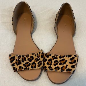 Jcrew size 9 open toe flats
